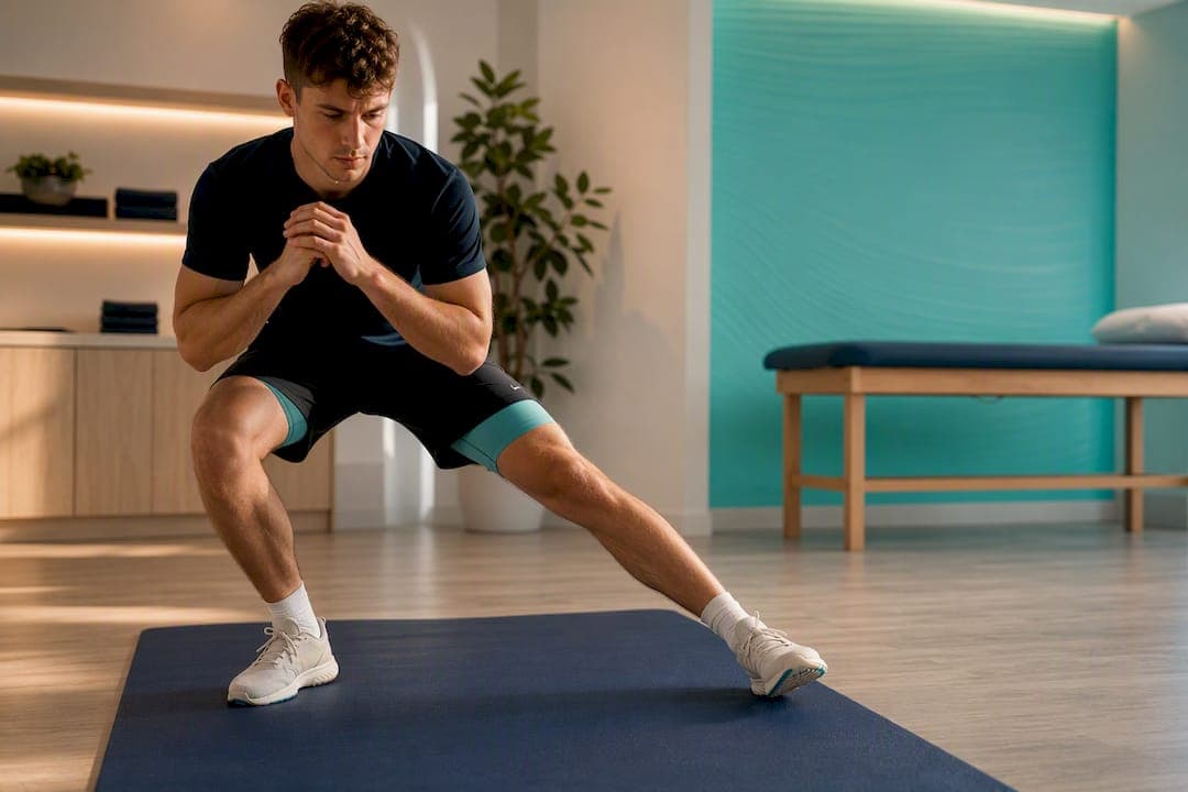 Groin strain rehab for athletes: 13–55 days with criteria based steps